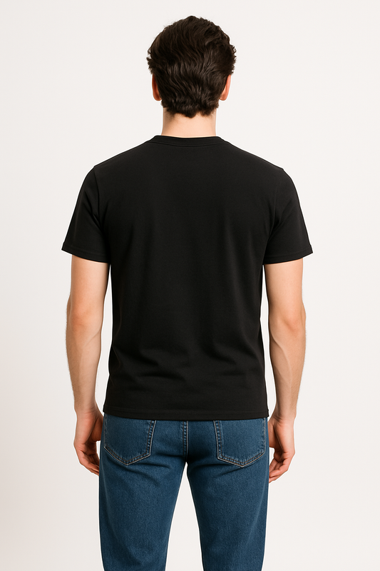 PLAYERA CORTE REGULAR PREMIUM NEGRO