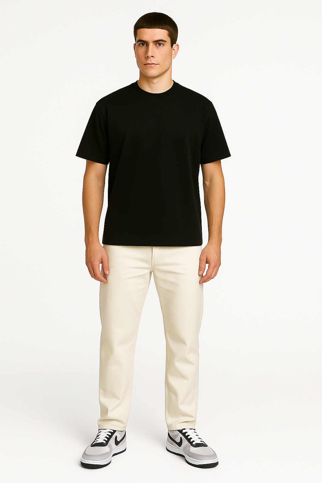 Playera OVERSIZE 180gsm (negro)
