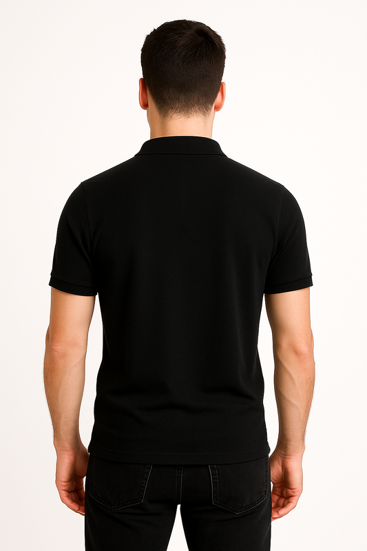 PLAYERA POLO PREMIUM NEGRO