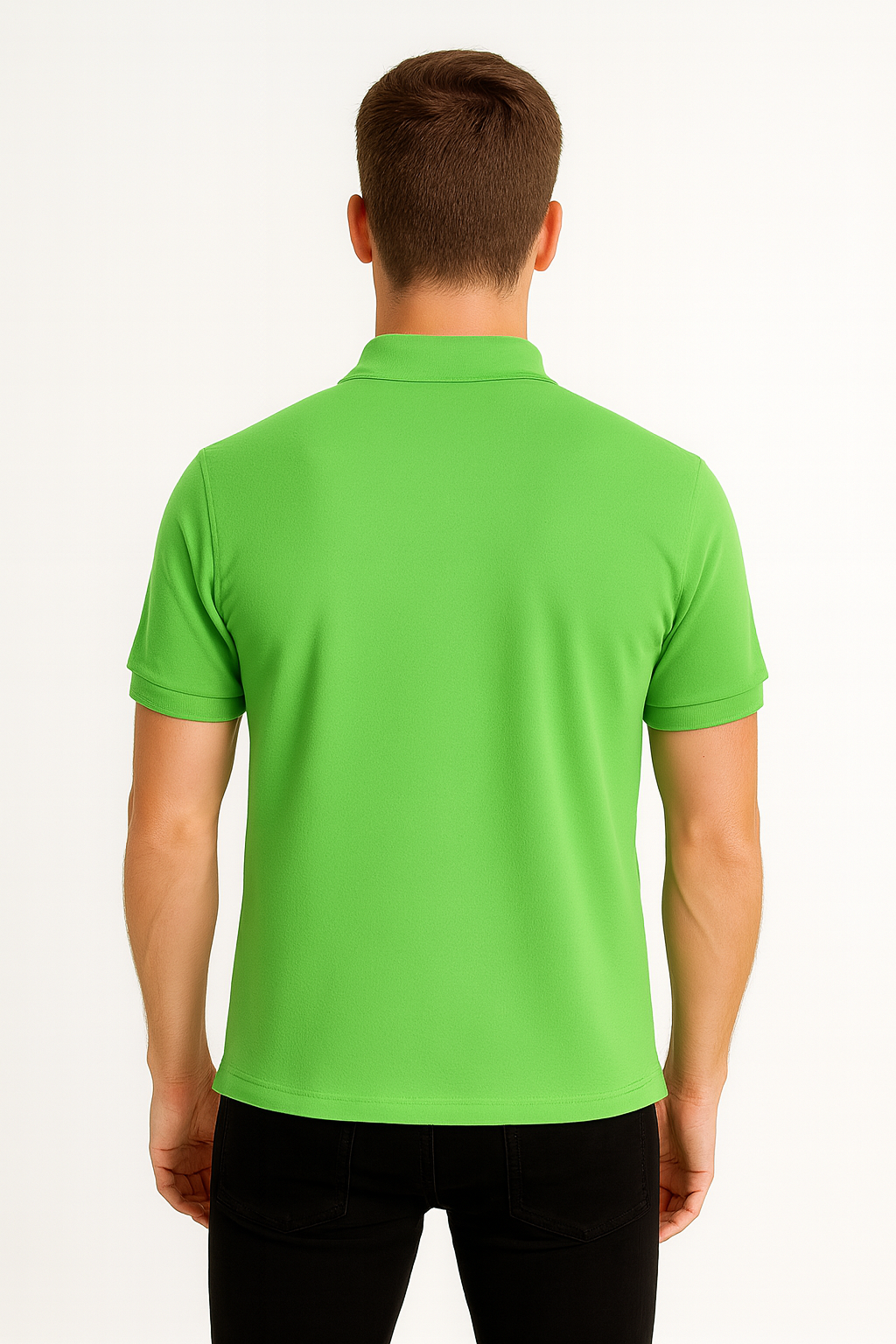 PLAYERA POLO PREMIUM VERDE LIMON