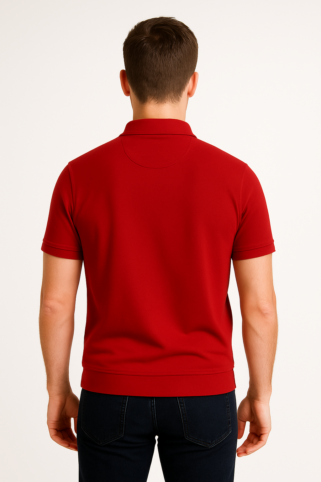 PLAYERA POLO PREMIUM ROJO