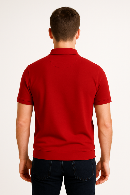 PLAYERA POLO PREMIUM ROJO