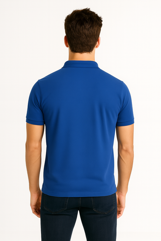 PLAYERA POLO PREMIUM AZUL REY