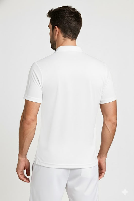 PLAYERA POLO DEPORTIVA BLANCO