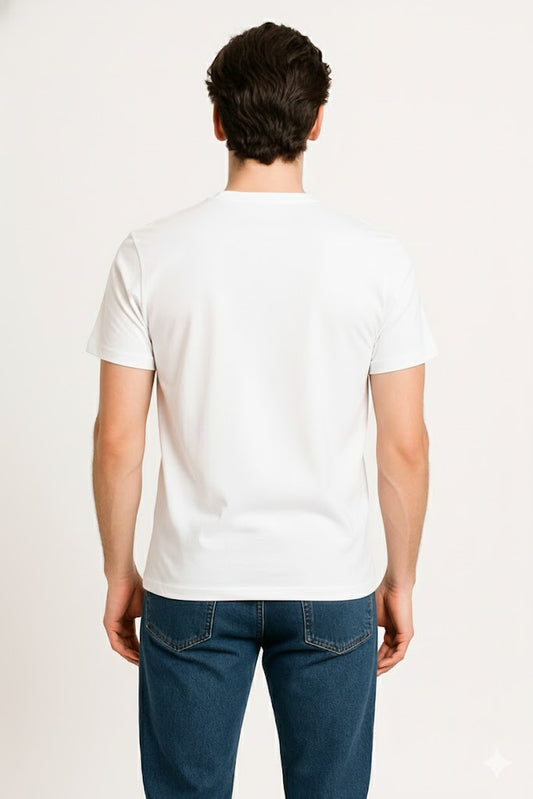 PLAYERA CORTE REGULAR PREMIUM BLANCO