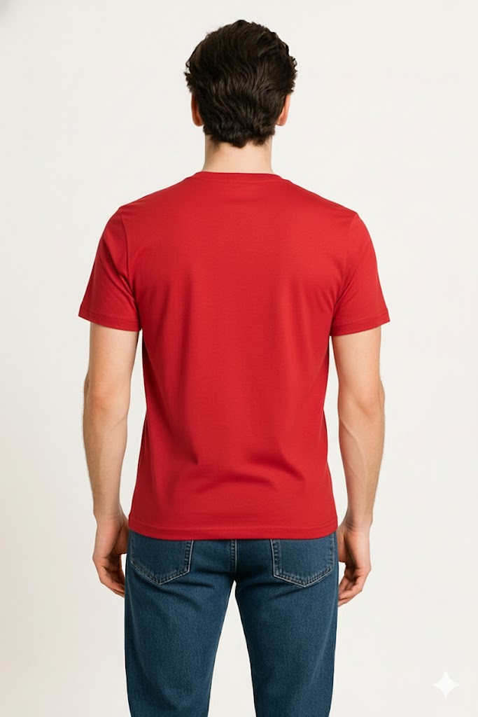 PLAYERA CORTE REGULAR PREMIUM ROJO