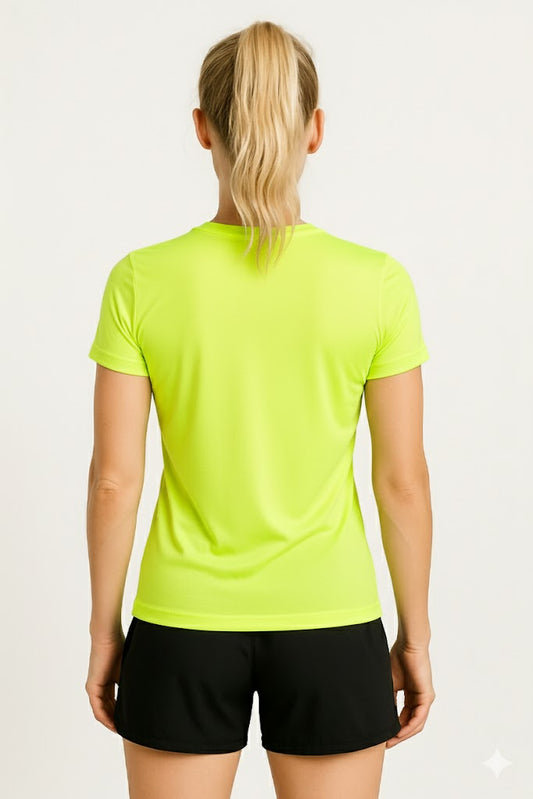PLAYERA DEPORTIVA MANGA CORTA AMARILLO