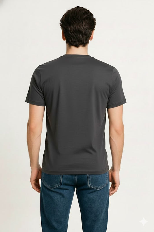 PLAYERA CORTE REGULAR PREMIUM GRIS OBSCURO