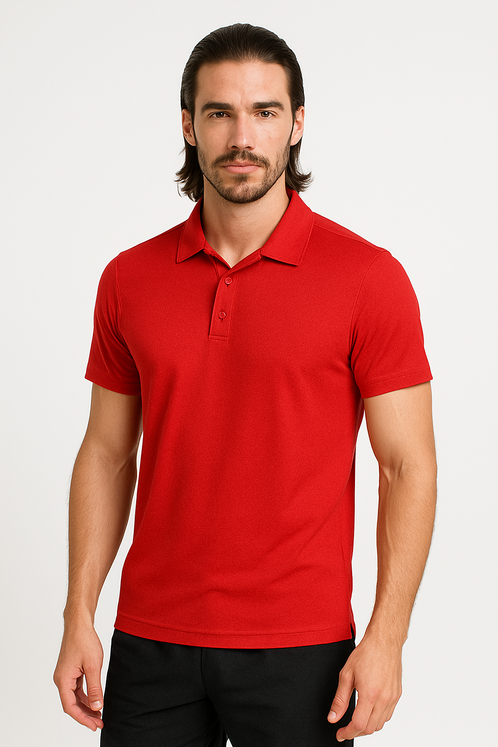 PLAYERA POLO DEPORTIVA ROJO