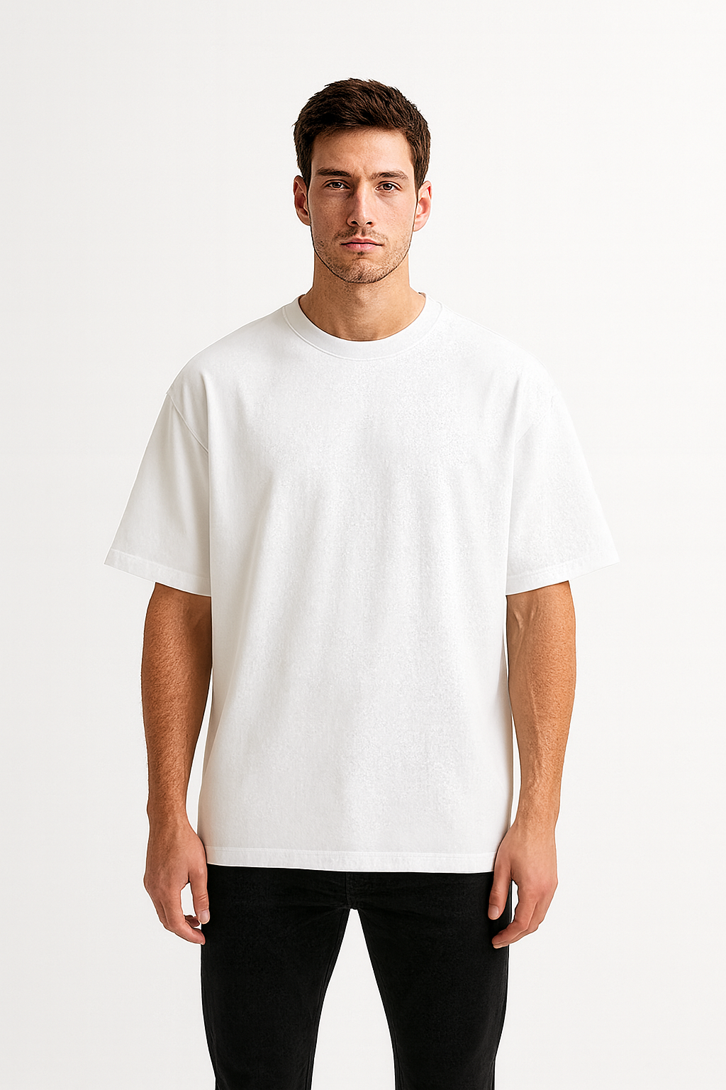 PLAYERA OVERSIZE PREMIUM BLANCA (240gsm)