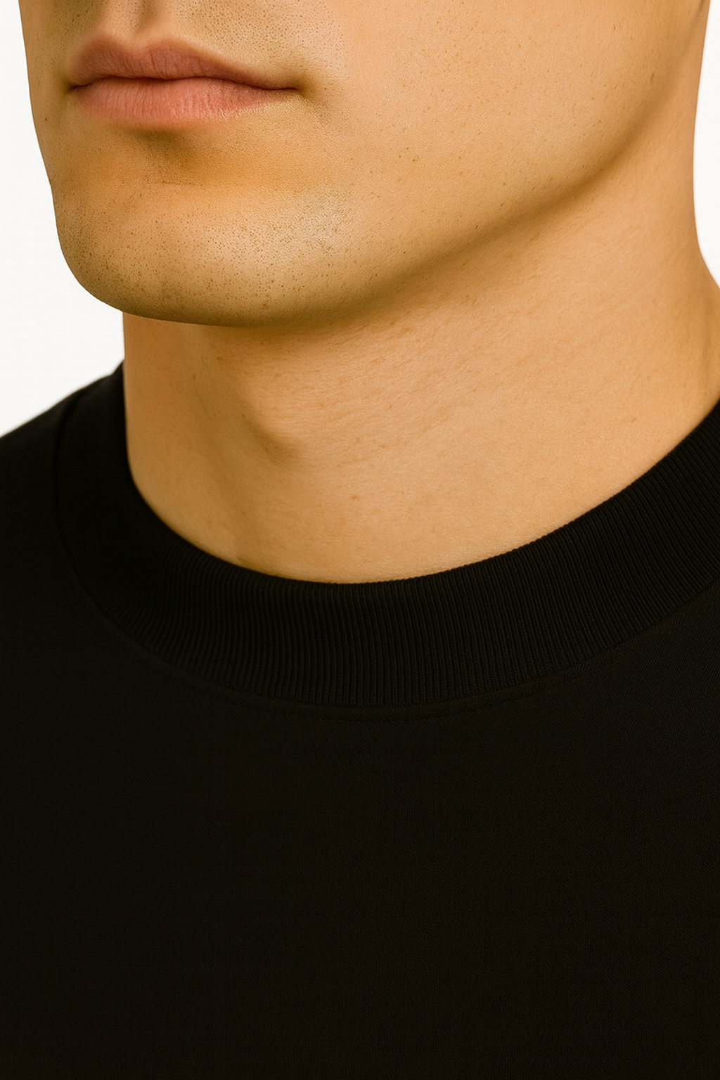 PLAYERA OVERSIZE PREMIUM NEGRA (240gsm)