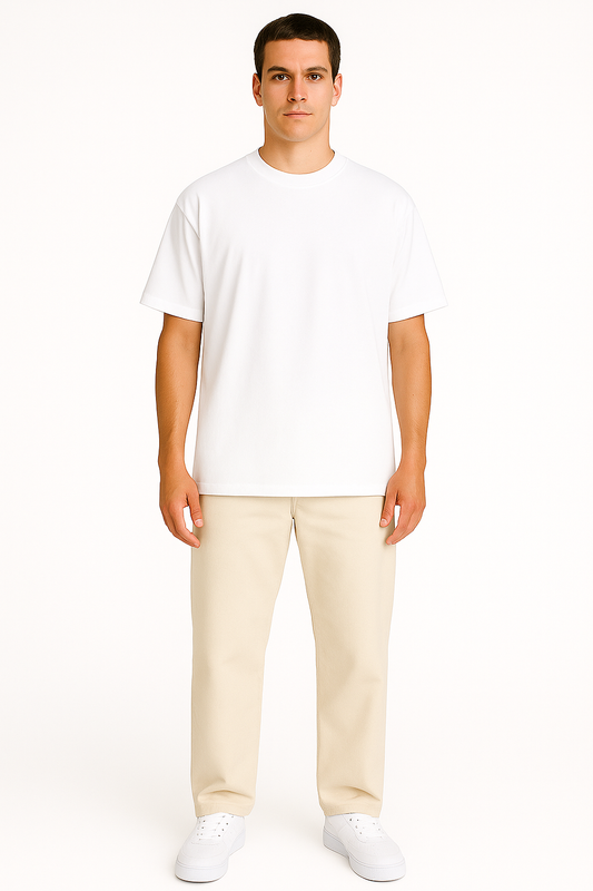 Playera OVERSIZE 240gsm (Blanca)