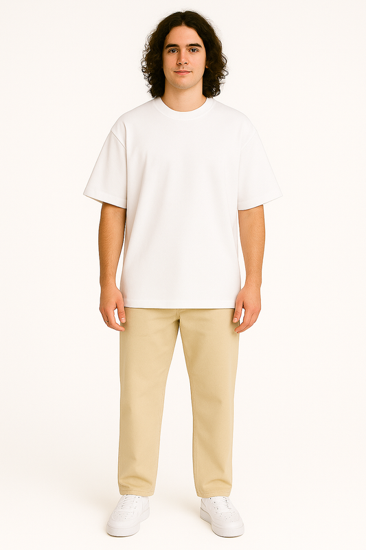 Playera OVERSIZE 180gsm (Blanca)