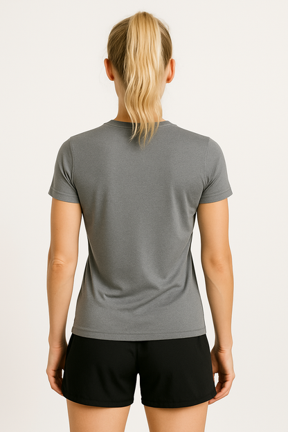 PLAYERA DEPORTIVA MANGA CORTA GRIS