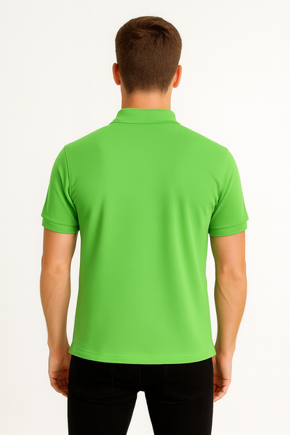 PLAYERA POLO PREMIUM VERDE LIMON
