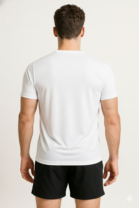 PLAYERA DEPORTIVA MANGA CORTA BLANCO