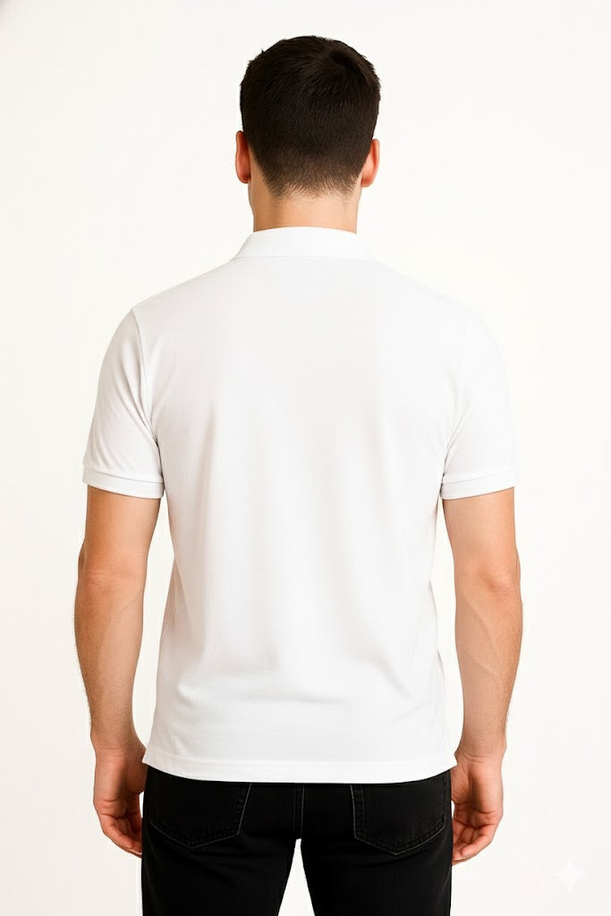 PLAYERA POLO PREMIUM BLANCO