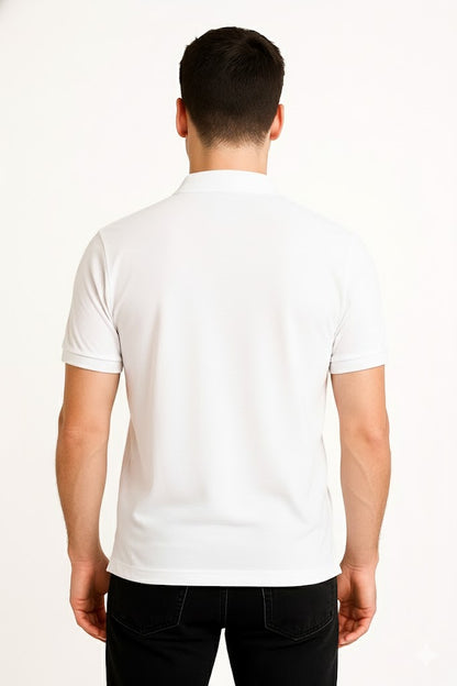 PLAYERA POLO PREMIUM BLANCO
