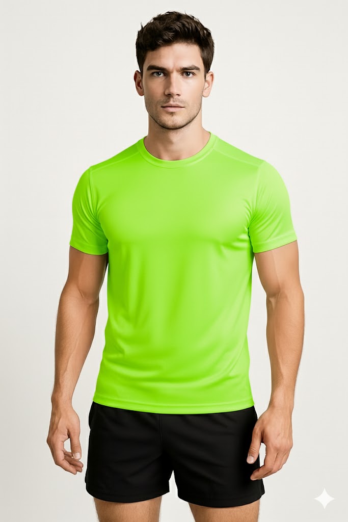 PLAYERA DEPORTIVA MANGA CORTA VERDE