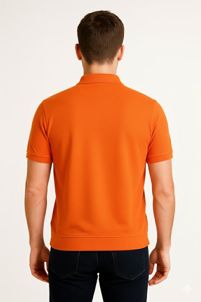 PLAYERA POLO PREMIUM NARANJA