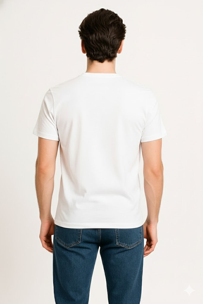 PLAYERA CORTE REGULAR PREMIUM BLANCO