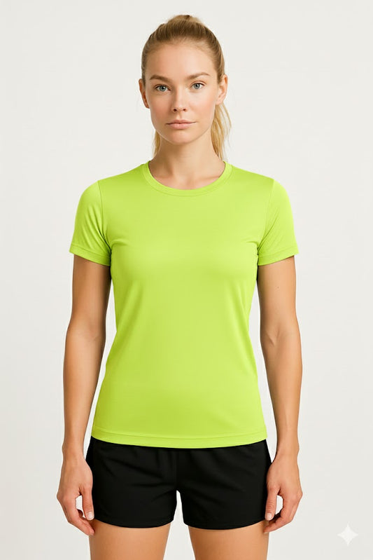 PLAYERA DEPORTIVA MANGA CORTA AMARILLO