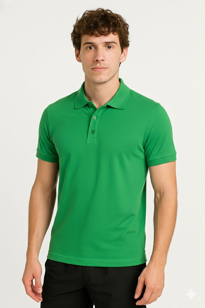 PLAYERA POLO DEPORTIVA VERDE